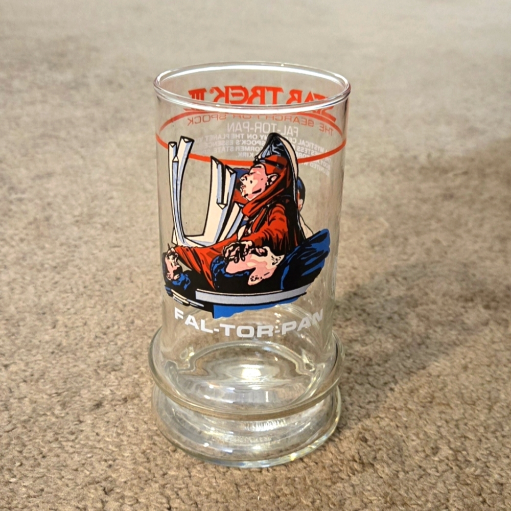 Star Trek III "The Search For Spock" 1984 Taco Bell Glass
